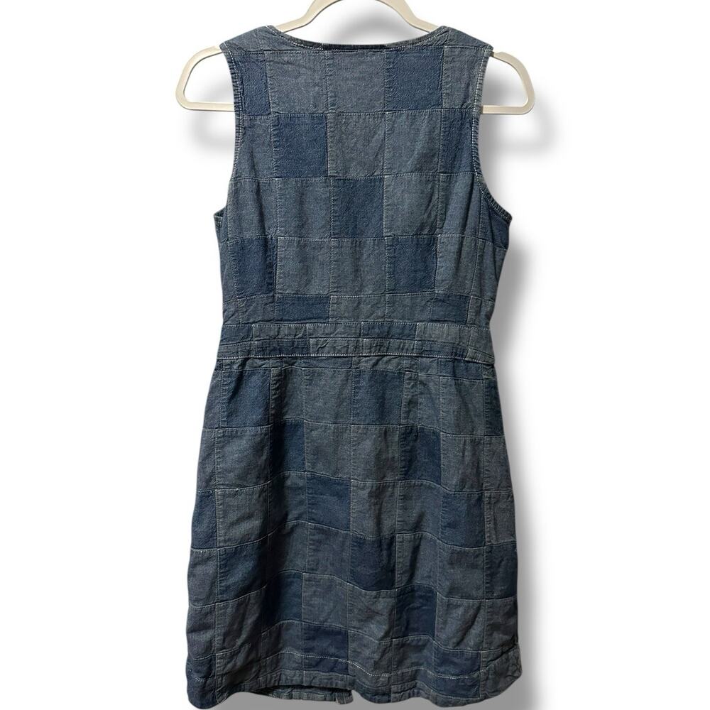 Tommy Hilfiger Denim Patchwork Button Front Dress… - image 3